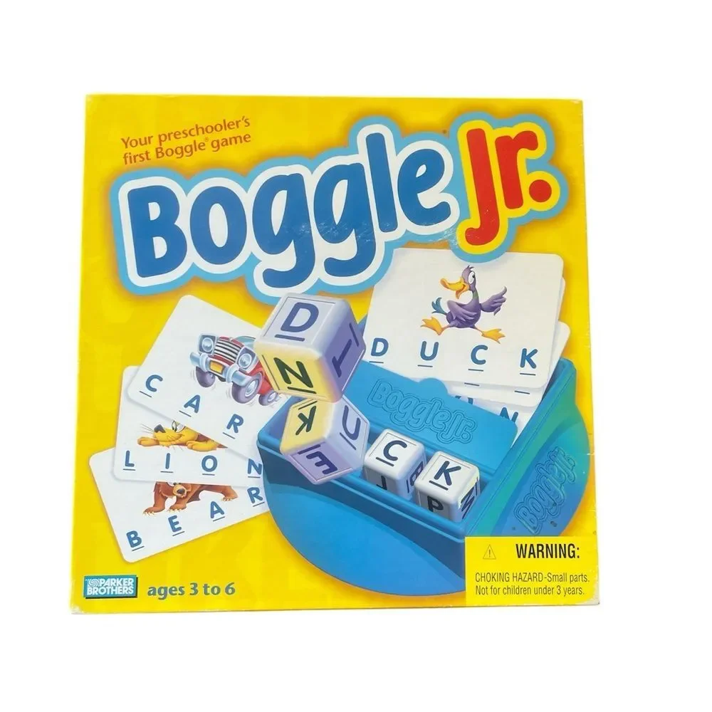 Boggle Junior board game learning spelling making words preschool Age 3 to 6